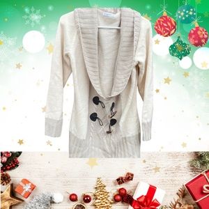 "XXL Beige Sweater Dress: Effortless Elegance by Dressfo"